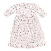 Baby Dolls Clothing 18 Inch Doll Classic Floral Print Long Nightdress Nightgown