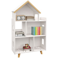 
              ZONEKIZ 3 Tier Toy Storage Shelf with 6 Cubby for Playroom, Bedroom, White
            