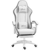 
              Vinsetto Racing Style Gaming Chair with Reclining Function Footrest, Blue
            