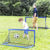 
              HOMCOM Football Goal Folding Outdoor with All Weather Net 6'x3'
            