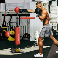 
              SPORTNOW Boxing Bag Freestanding Punching Bag with Reflex Bar Speed Balls
            