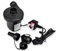 
              Electric Air Pump for Air Bed Mattress Inflatables Paddling Pool Beach Toys Inflator Deflator 3 Nozzles
            