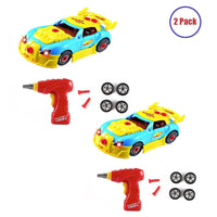 
              PACK OF 2 Build Your Own Toy Car with 30 Pieces & Electric Drill for 3+ Years
            