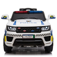 
              LEADZM Dual Drive Ride On 12V 7A.h Police Car with 2.4G Remote Control White
            