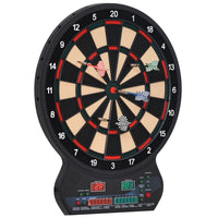 
              Electronic Dartboard LED Digital Score 27 Games with 12 Soft Darts Ready-to-Play
            