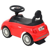 
              Toddlers Ride On Car Fiat 500 Kids Baby Kids My First Push Along
            