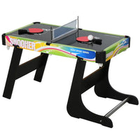 
              4-in-1 Foldable Game Table Hockey Football Table Tennis & Pool Home Gaming
            