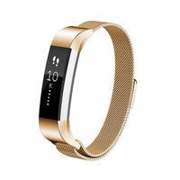 
              Aquarius Milanese Replacement Strap Band Compatible With Fitbit Alta, Gold
            