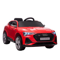 AUDI e-tron 12V Kids Electric Ride-On Car with Remote Control Lights Music RED