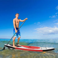 Outsunny 10Ft Inflatable Stand Up Board, Non-Slip Deck Board with Adjustable Paddle