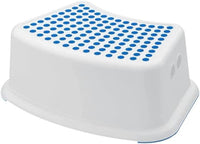 
              Child Foot Step Stool Anti-Slip Cover on Top For Children Practical Non-Slip Toilet Step for Toddlers Blue
            