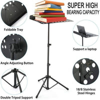 
              Heavy Duty Orchestral Music Stand Folding Adjustable Sheet Stand Tripod Base UK
            