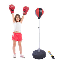 
              HOMCOM Adjust Kids Training Boxing Punching Ball Bag Boxing Punching with Gloves
            