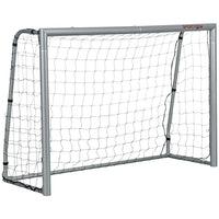 
              SPORTNOW 8ft x 5ft Football Goal, Simple Set Up Football Training Net
            