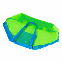 
              Doodle Extra Large Mesh Toy Bag, 45cm x 30cm x 45cm - Green/Blue
            