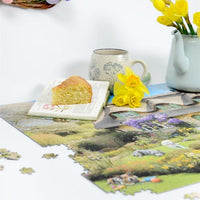 Dogs In A Spring Cottage Garden 1000 Piece Jigsaw