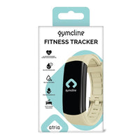 Gymcline Atria Fitness Tracker with 24H Daily Activity Tracking, Cream