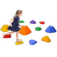 
              AIYAPLAY 11PCs Kids Stepping Stones, Non-Slip Stackable River Stones
            