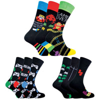 
              Sock Snob - 3 Pack Mens Gaming Socks
            