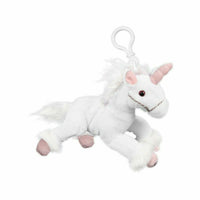 Assorted 7 inch Stuffed Unicorn Pendant Toy with Attachment Clip