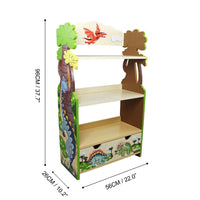 Fantasy Fields Dinosaur Kingdom Hand Crafted Kids Wooden Bookcase TD-0069A