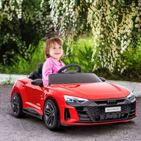Audi RS e-tron GT Licensed 12V Kids Electric Ride on with Remote RED