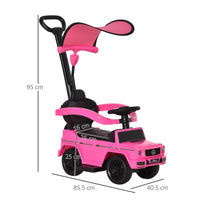 
              Mercedes Benz G350 Ride-on Sliding Car Floor Slider Stroller Kids Vehicle Pink
            