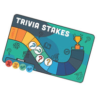 Trivia Stakes Family Board Game with Trivia and Wagers