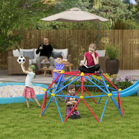 
              Outsunny 6 FT Dome Climber Jungle Gym with Rust and UV Resistant Steel Frame
            