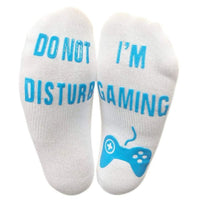 
              Video Game Warning Socks by Visani - Do Not Disturb, Im Gaming
            