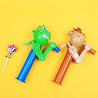 
              1/2/4 PCS Creative Lollipop Robot Holder Dinosaur Eat Lollipop Pop Ups Case Candy Storage Cool Decompression Toy Gifts for Kids
            