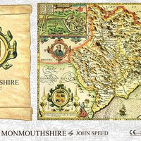 Monmouthshire Historical Map 1000 Piece Jigsaw Puzzle (1610)