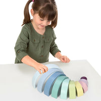 
              SOKA Wooden Rainbow Stacker Learning Toy Educational Stacking Toy 10PCS
            