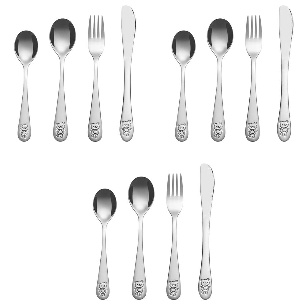 Jungle Kids Cutlery 12 PIECE SET