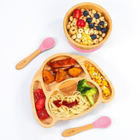 
              VINSANI BAMBOO DOG BABY PLATE BOWL & SPOON SET
            