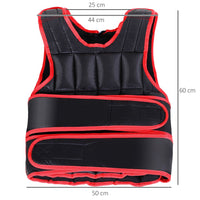 
              20KGS Adjustable Weight Vest Running Gym Training Weight Loss HOMCOM
            