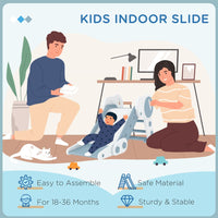 
              AIYAPLAY Foldable Kids Slide Baby Slide for 1.5-3 Years Grey
            
