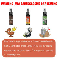 
              Liquid Fart Spray Gag Prank Joke Can Stink Bomb Smelly Stinky Gags 30ML Fart Spray  Extra Strong Stink Prank Novel Funny Toys
            