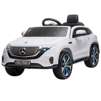 
              Mercedes Benz 12V EQC 400 Licensed Ride-On Car with Lights Music Remote WHITE
            
