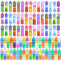 
              30 PCS Mini Pop Keychain Bubbles Party Favors Fidget Toys Stress Relief Sensory Toys for Autistic Children Classroom Prizes Gifts
            