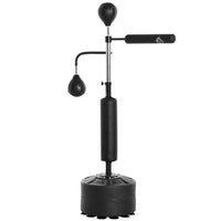 HOMCOM 3-in-1 Boxing Punching Bag with Stand with 2 Speedballs 360 Relax Bar