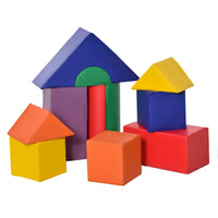 
              HOMCOM 11 Pcs Kids Soft Foam Puzzle Play Blocks Set Learning Toddler Activity Fun Toy
            