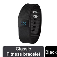 
              BAS-Tek Classic Fitness Tracker Bluetooth Bracelet - Black
            