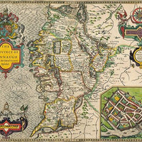 Connaugh Historical Map 1000 Piece Jigsaw Puzzle (1610)