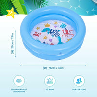 Sun Club Sea Animal 2 Ring Kids Paddling Pool 98469