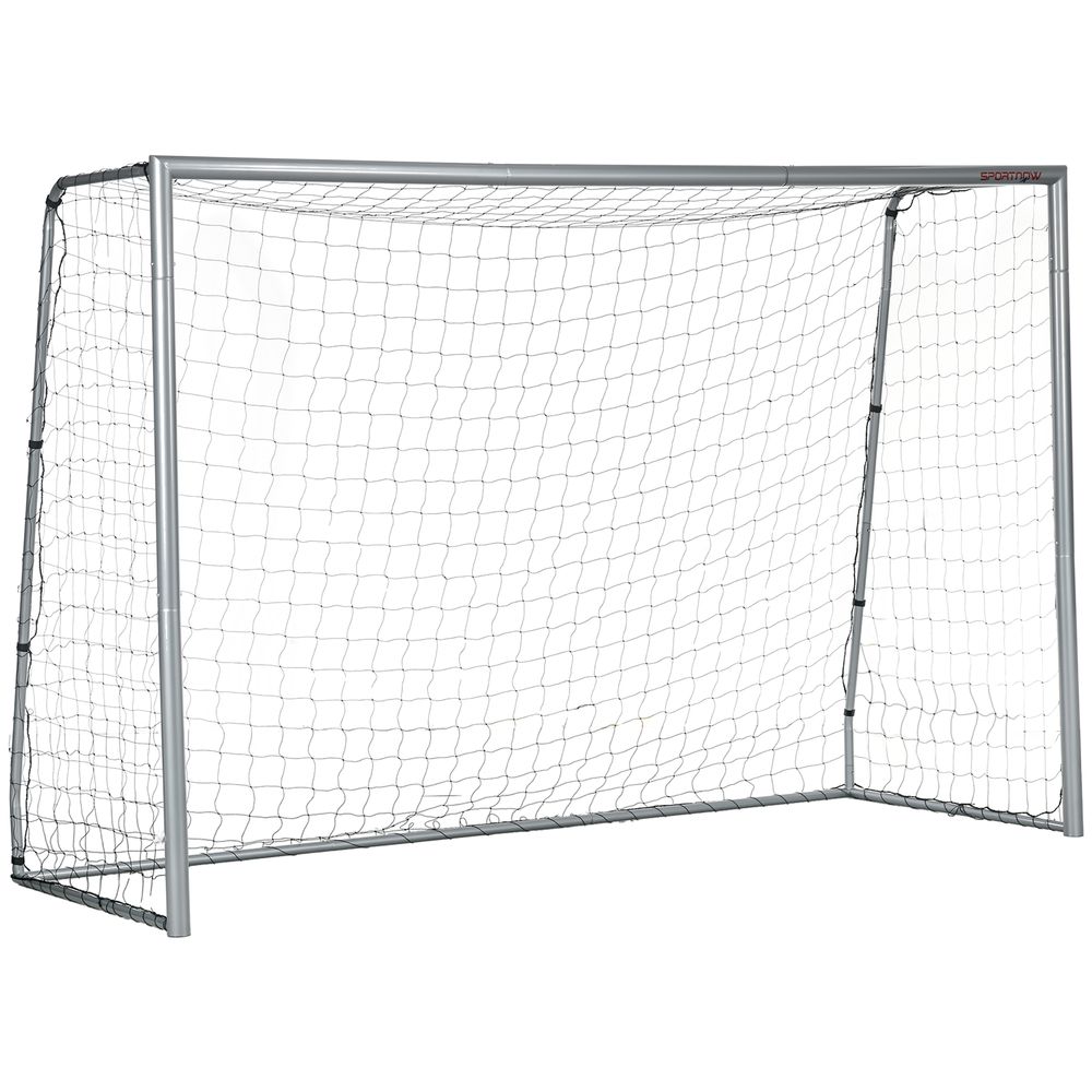 SPORTNOW 10ft x 6.5ft Football Goal, Simple Set Up Football Training Net