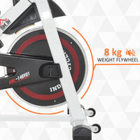 
              HOMCOM 8kg Flywheel Exercise Bike with Adjustable Height/Resistance LCD Monitor
            