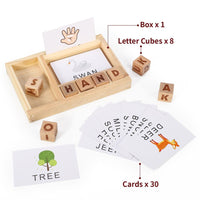 
              SOKA Wooden Spelling Game Learning Matching Letter Memory Games for Children 3+ Years
            