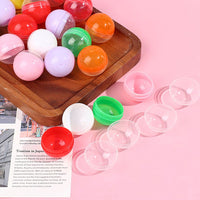 
              50pcs Mini Clear Transparency Plastic Capsule Toy Surprise Ball Tiny Container Making Things Model Gashapon toy Random
            