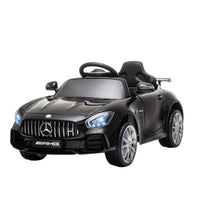 
              Mercedes Benz AMG GTR 12V Licensed Ride-On Car with Lights Music Remote 3-5 Yrs Black
            